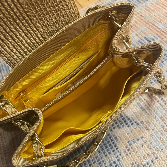 COPY - Vintage Eric Javits New York Mini Handbag Shoulder Bag Beach Coastal Gol… - Picture 7 of 8